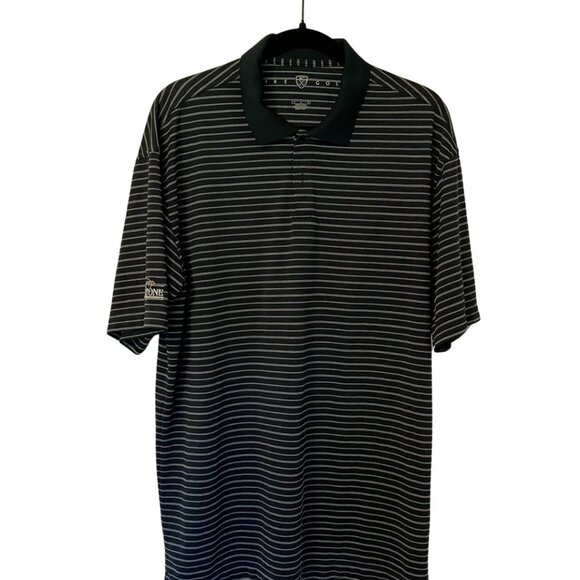Nike Golf Dri-FIT Striped Polo Shirt Men’s Size Large - Picture 1 of 4